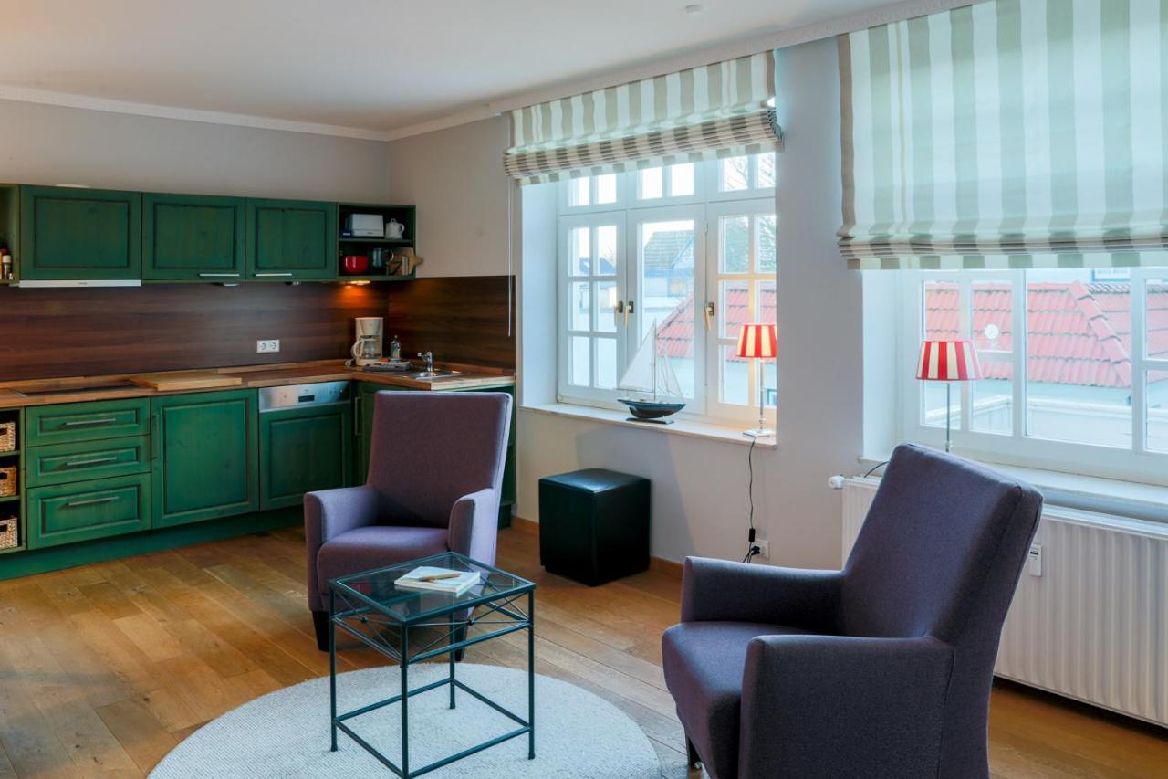 Villa Friedericia, Wohnung 3-Hochparterre Links Wyk auf Föhr Buitenkant foto